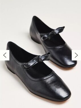 Maeve Knotted Bow Mary Jane Flats